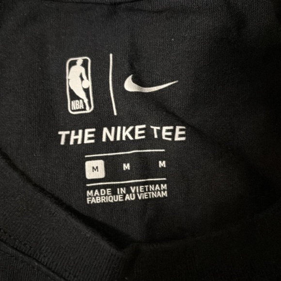 Nike Brooklyn Nets Courtside City Edition Sports Sweatshirt Men's Black - Picture 6 of 6